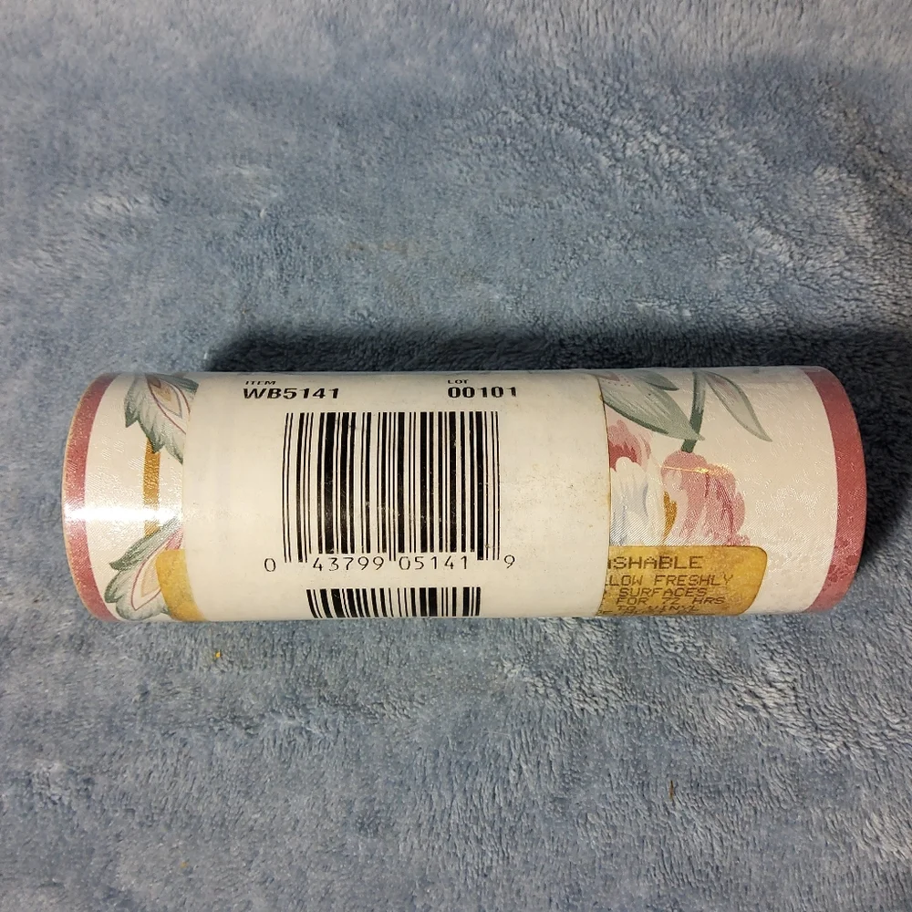 Vintage Floral Wallpaper Border Pink Blue Flowers Victorian Rose Garden WB5141
